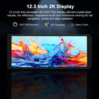 12.3-Inch 8 Core 6+128GB Car Radio Stereo for Jeep Wrangler JL Gladiator 2018-2023, Plug and Play Android 13 Head Unit with CarPlay/Android Auto/2K Touch Screen/4G LTE/5Ghz WiFi