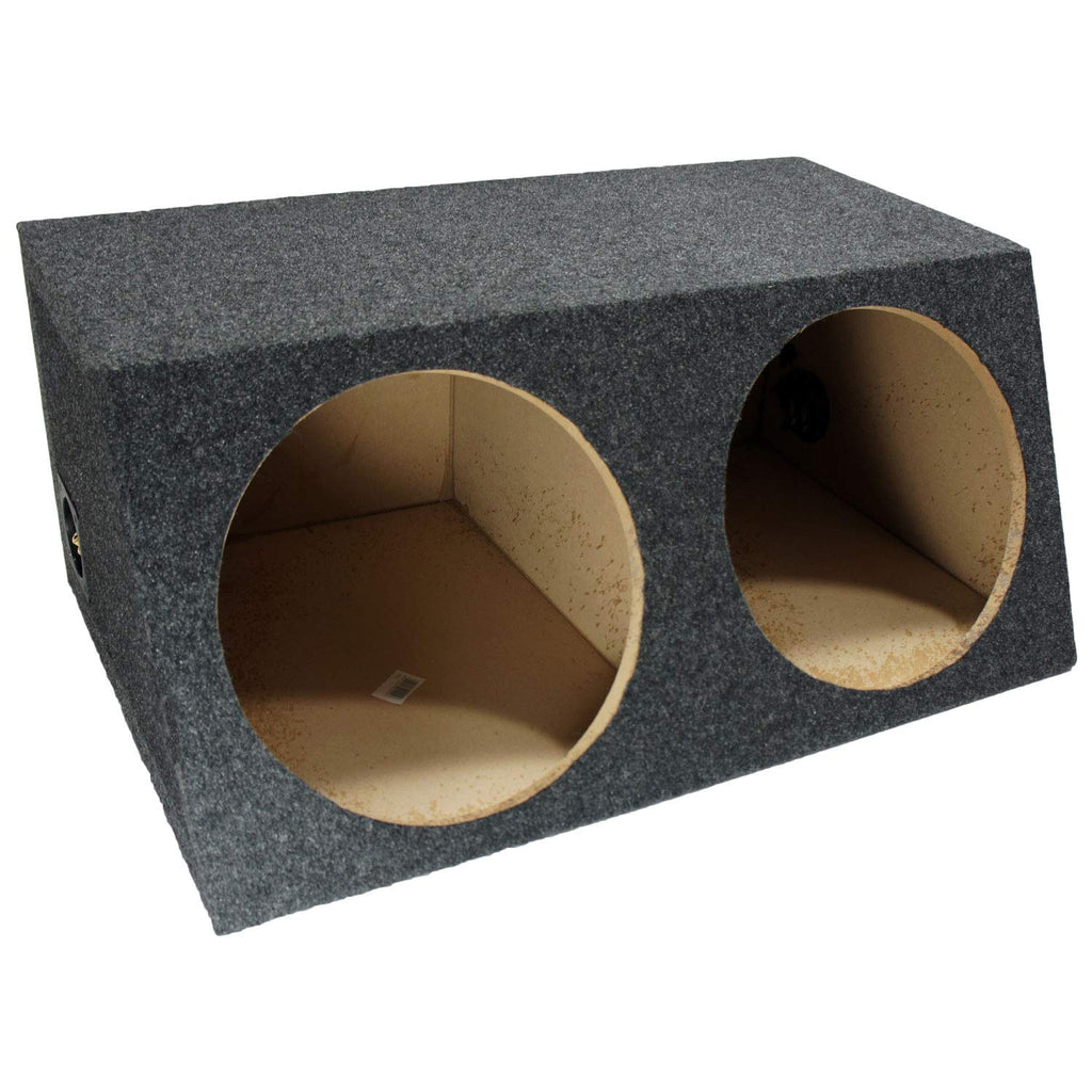 Kicker Comp C12 Sealed Hatchback Dual 12" Sub Box and HA-A800.1 Amplifier