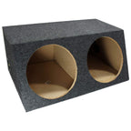 Kicker Comp C12 Sealed Hatchback Dual 12" Sub Box and HA-A800.1 Amplifier