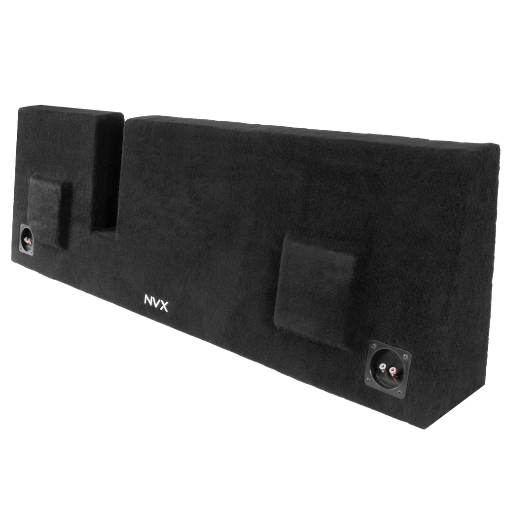 NVX Dual 12" Loaded Sub Box for Ford F-150 Extended Cab 2009-2018