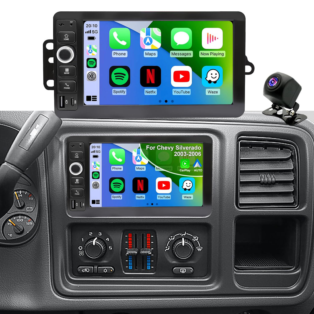 Car Radio Stereo for Chevy Silverado 1500 2500 3500 GMC Sierra 2003-2006