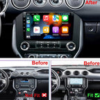 Android Car Stereo Radio for Ford Mustang 2015 2016 2017 2018 2019 2020 2021 GPS Head Unit 2+32G for CarPlay Wireless Android Auto Car Screen w/Bluetooth WiFi FM/RDS DSP SWC Bckup Camera 9in