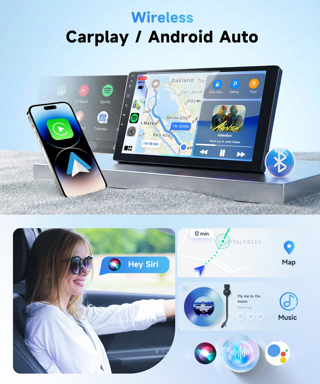 MAHVEC Car Radio Stereo for Chrysler 300 300C 2005-2010 Android 15 4G+64G