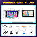8 Core 6G+128G 9 Inch 1280 * 720P IPS Car Radio for Toyota Camry 2006-2011