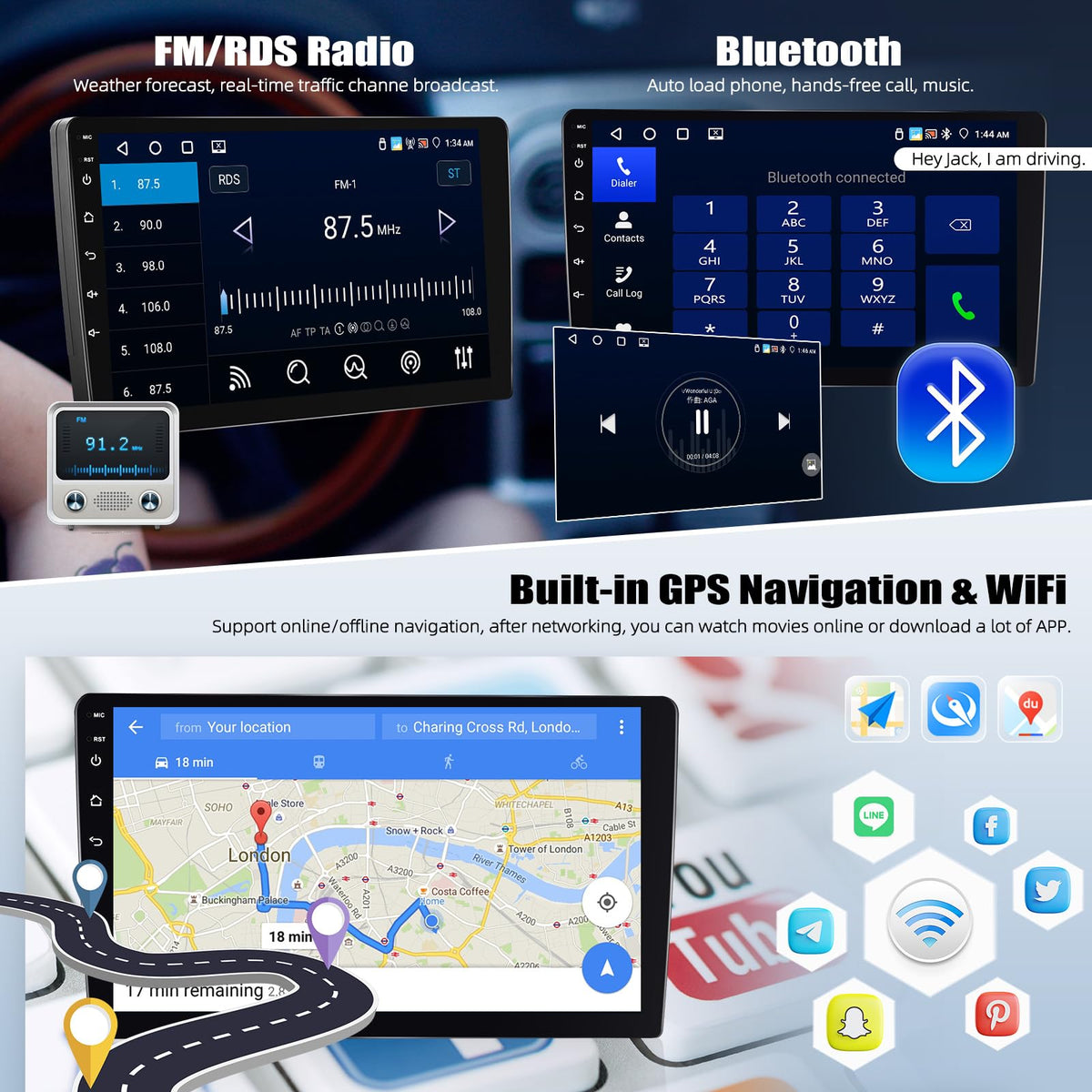OiLiehu [4G+64G] Android 15 Car Stereo for Nissan Altima 2013 2014 2015