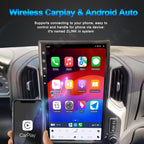 17" Qualcomm Android 13 Car Radio for Chevrolet Silverado GMC Sierra 2019-2023 Stereo Upgrade Tesla Style Dash IPS Touch Screen GPS Navigation Head Unit Audio Multimedia Player(8+128GB)