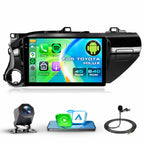 8 Core 6G 128G for Toyota Hilux 2015-2020 Radio Android 10 Inch Touchscreen Wireless Carplay Android Auto, Car Stereo Upgrade Bluetooth DSP GPS Navigation WiFi FM/RDS Backup Camera