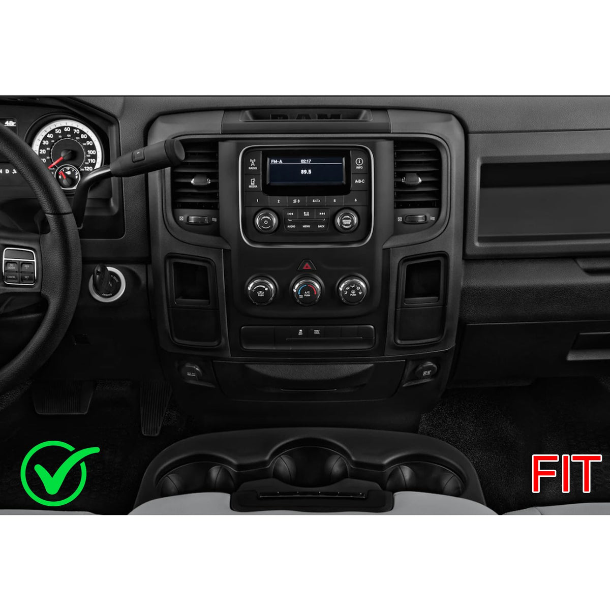 7Inch Double Din Car Stereo Radio for Dodge Ram 2013-2018