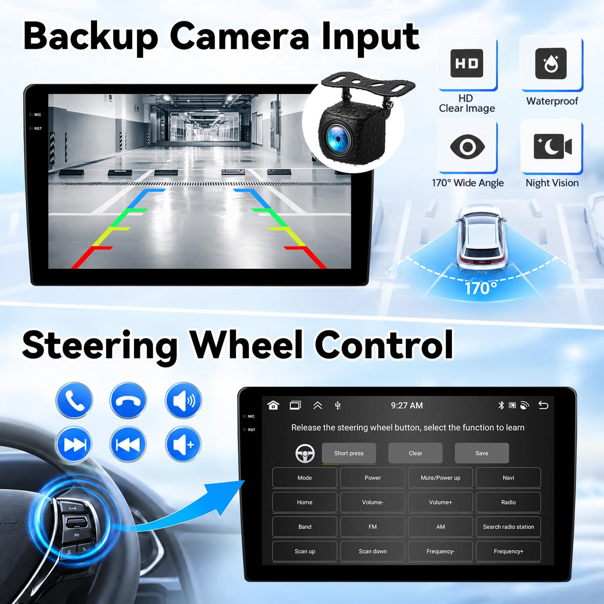 [4+64G] Android 15 for Honda Vezel HR-V 2014-2019 Car Stereo Radio
