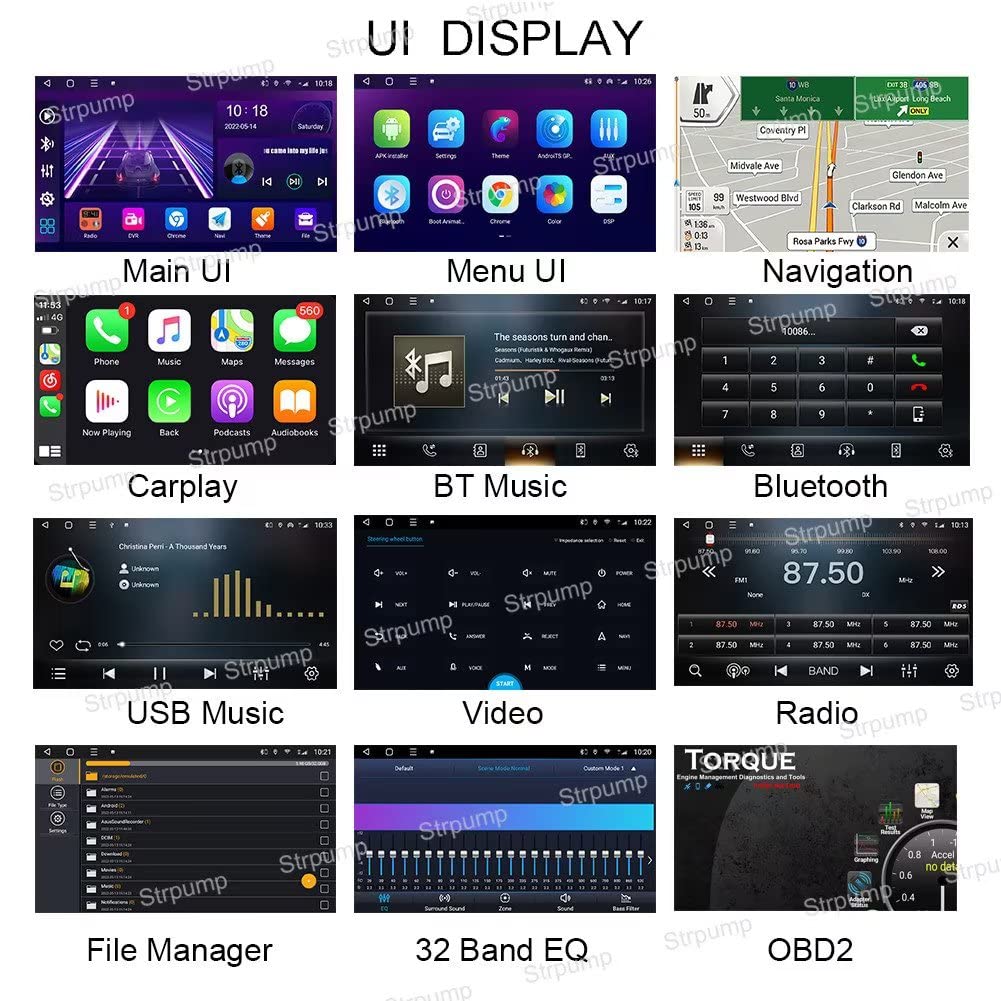 10.1'' 4+64GB Android 10 in Dash Car Stereo Radio Fit for Nissan Sentra B17 2012 13 14 15 16 17 GPS Navigation Head Unit Carplay Android Auto DSP 4G WiFi Bluetooth