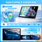 13.1" 2K Car Radio for Chevy Silverado 2007-2013 Tahoe GMC Sierra Yukon Wireless CarPlay Android Auto, Touch Screen Stereo with GPS Navigation 5G WiFi FM Bluetooth SWC+Backup Camera