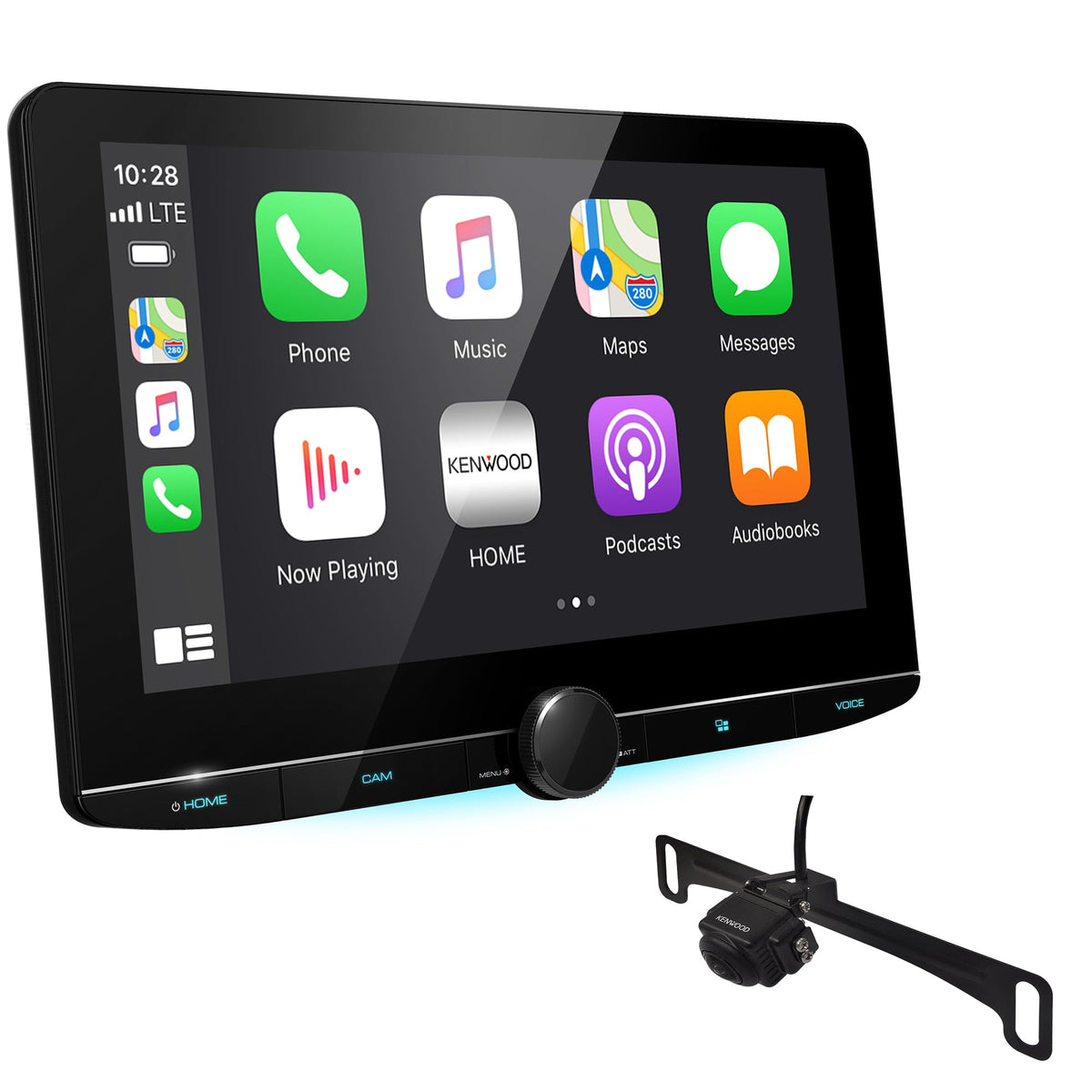 Kenwood Excelon Reference DMX1057XR 10.1" Digital Multimedia Receiver (Does not Play DVD/CD Discs) | Car Stereo Receiver | Plus KENWOOD CMOS-740HDLP High Definiation HD Backup Camera