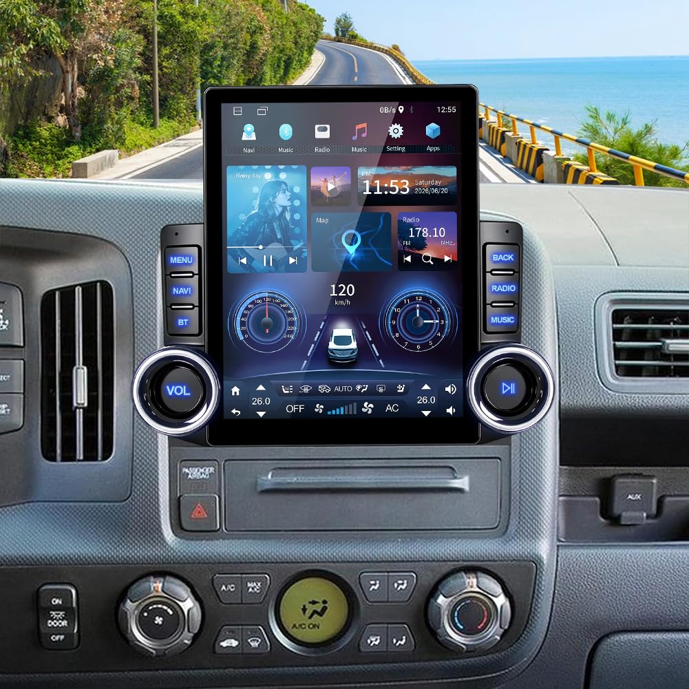 4Core 64G 9.7" Android 14 Car Radio Stereo for Honda Ridgeline 2006-2014
