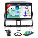 8+128G 8 Core Android Car Radio for Honda CRV 2002-2006, 9 Inch QLED Touch Screen Car Stereo Support Wireless Carplay/Android Auto,GPS,WiFi,AM/FM Radio,DSP/Hi-Res Audio+HD Backup Camera