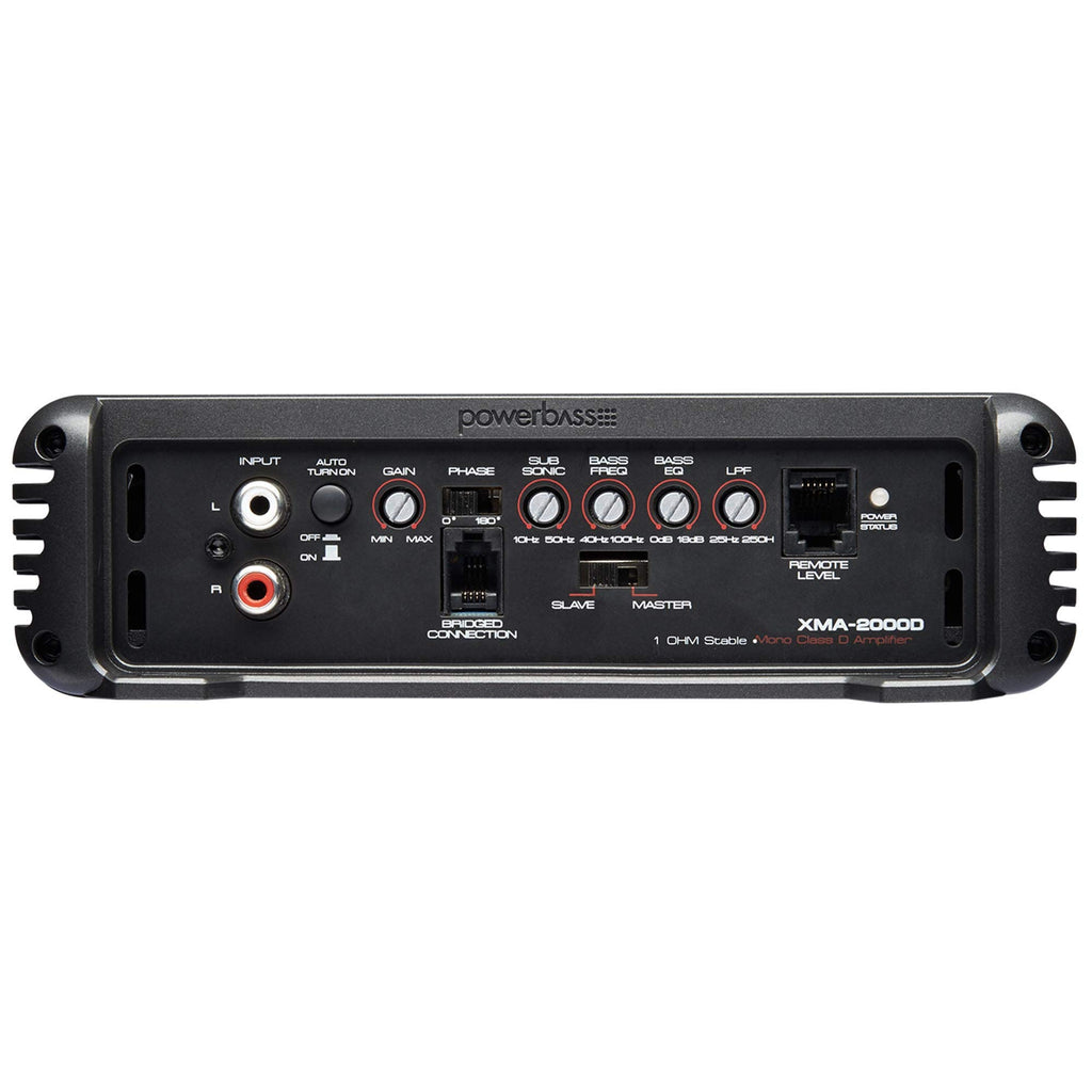 PowerBass XMA-2000D - 2000 Watt x 1 @ 1-Ohm Class-D Amplifier