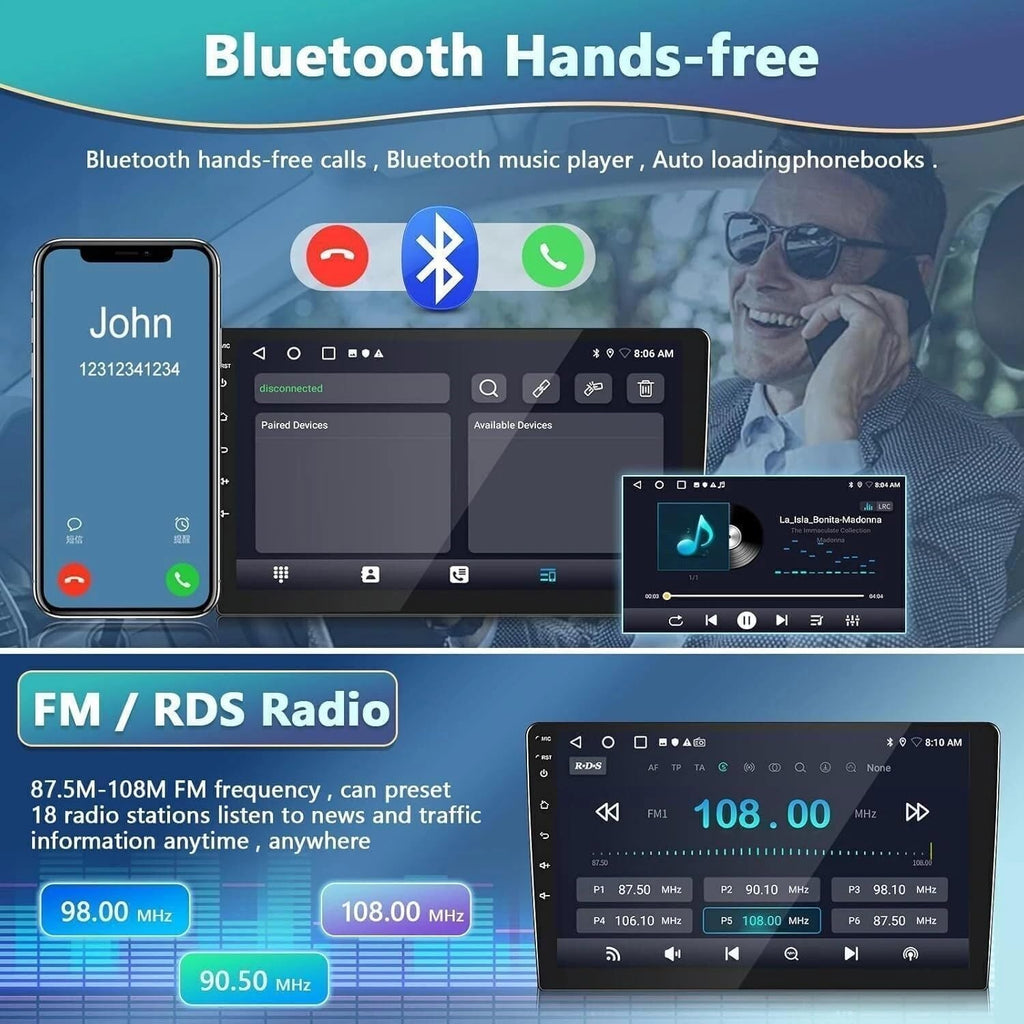 Car Stereo for Nissan Armada 2006-2007, Wireless CarPlay & Android Auto