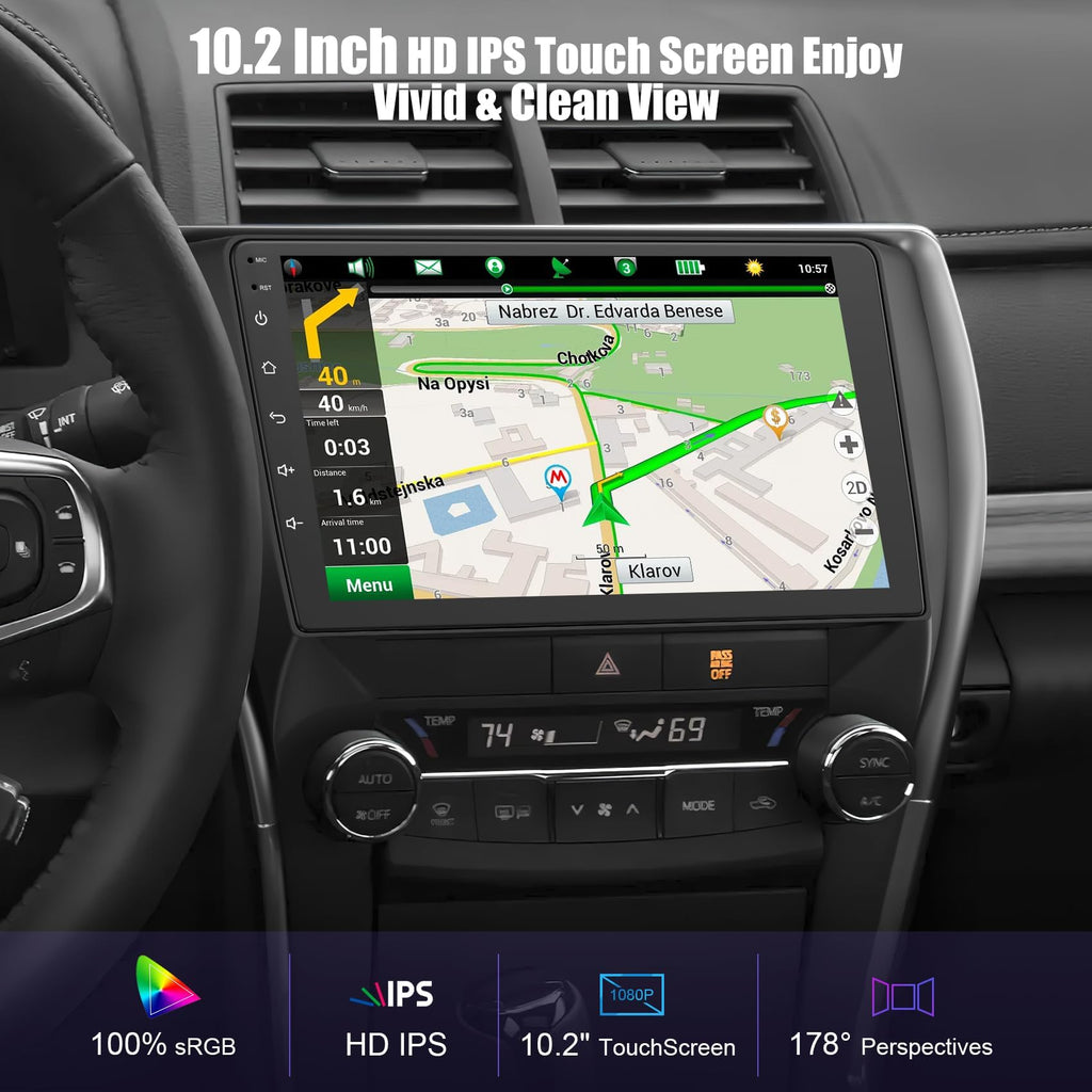 (8Core + 64GB) QLED Touch Screen Car Radio for Toyota Camry 2015-2017