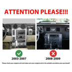 for Hummer H2 2008-2009 Car CarPlay Android Auto Navigation Stereo GPS Radio Reverse Camera Display 9" IPS Touchscreen Headunit Tablet Pad Media Player, if Applicable Quad Core 4G+64G