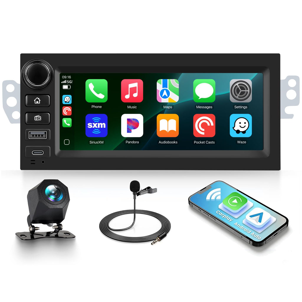 Car Stereo for Chevrolet Silverado 1999-2002, 6.86” Touchscreen