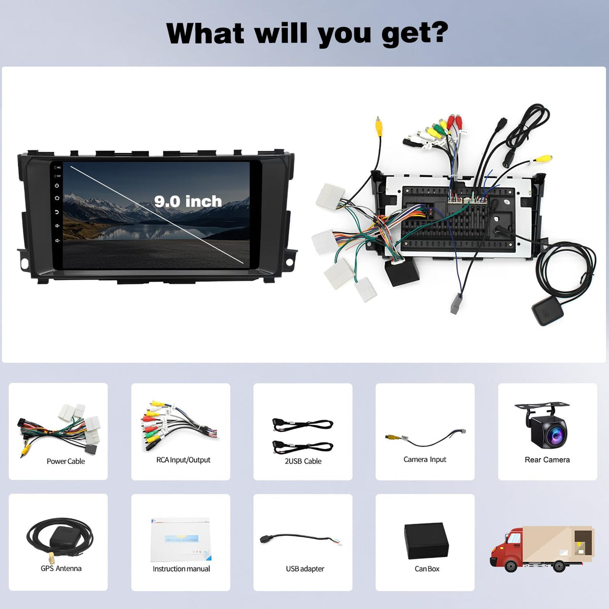 4Core+64G Android Car Radio for Nissan Altima 2013-2018