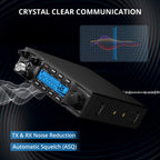 Radioddity QT80 10 Meter Mobile Ham Radio SSB/AM/FM/PA 80W, CTCSS/DCS