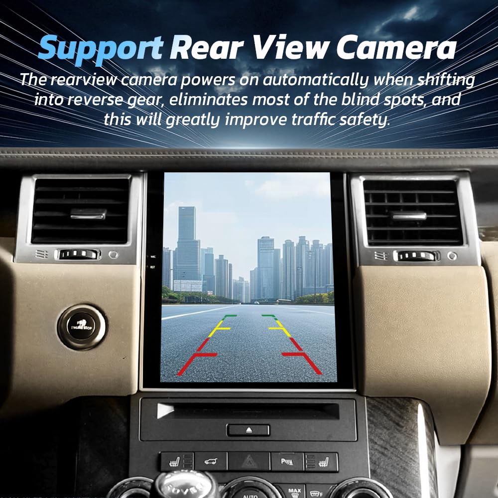 Android 13 Qualcomm Snapdragon 665 Car Radio for Land Rover Range Rover Sport L320 2009-2013 Multimedia Player GPS Navigation Wireless Carplay Touch Screen Stereo Replacement (for Bosch Host)