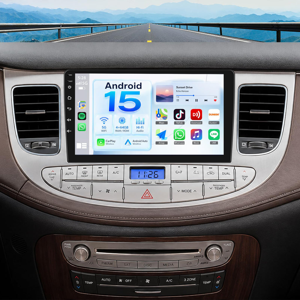 4+64G Upgrade Car Stereo Radio for Hyundai Genesis Sedan 2009-2012