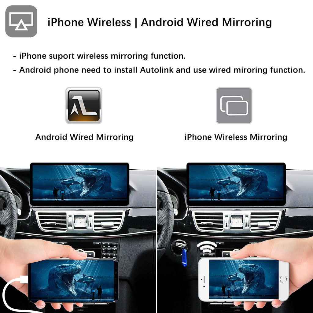 12.3" Wireless CarPlay Touchscreen for Mercedes-Benz E Coupe W207