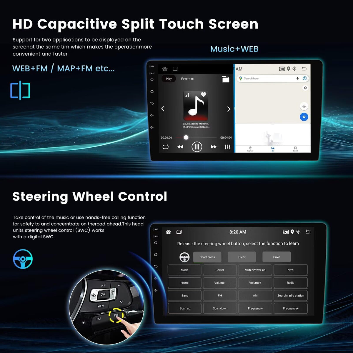 Android Stereo for Toyota Alphard Vellfire ANH20 2008-2014 2+32GB