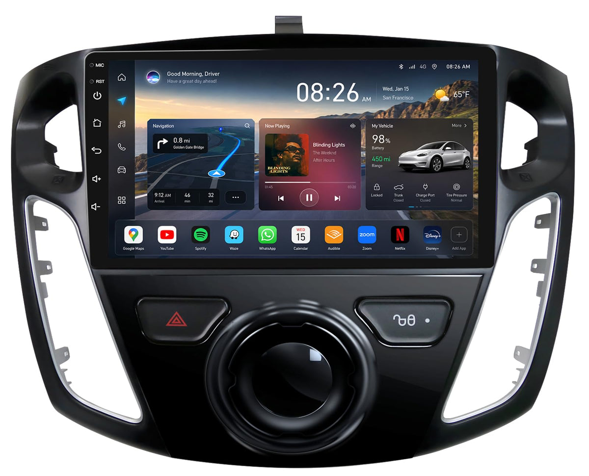 Car Radio for Ford Focus 2012-2018 Replacement: 2+32G