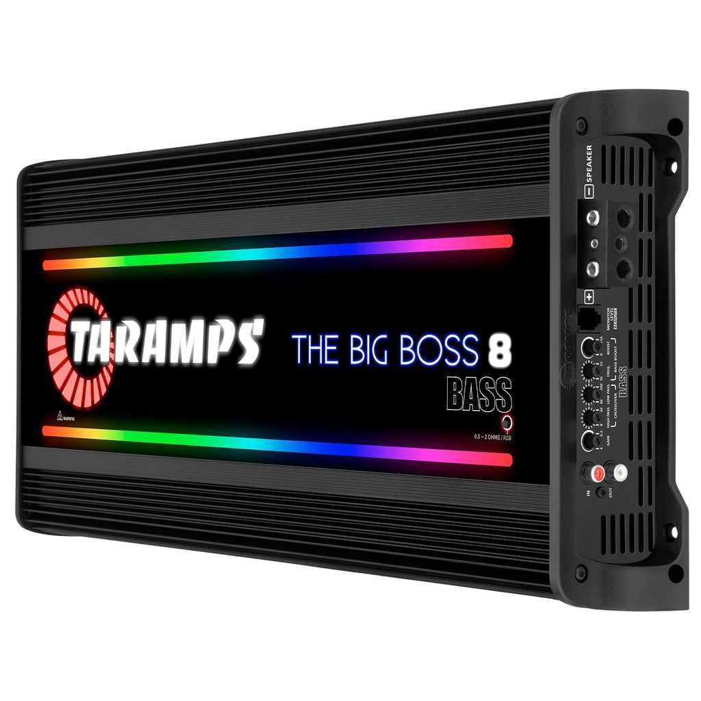 Taramps The Big Boss 8 Bass 8000W RMS Monoblock Class D Car Audio Amplifier