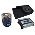 Kicker Comp C12 Single 12" Sub Box with Amp Fits 88-98 Chevy CK Ext Cab