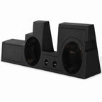 Q Power Dual 12" Behind-Seat Ported Subwoofer Box for Ford Super Duty