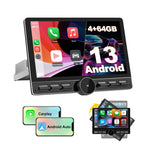 10.6" Double Din Car Radio with Wireless CarPlay & Android Auto
