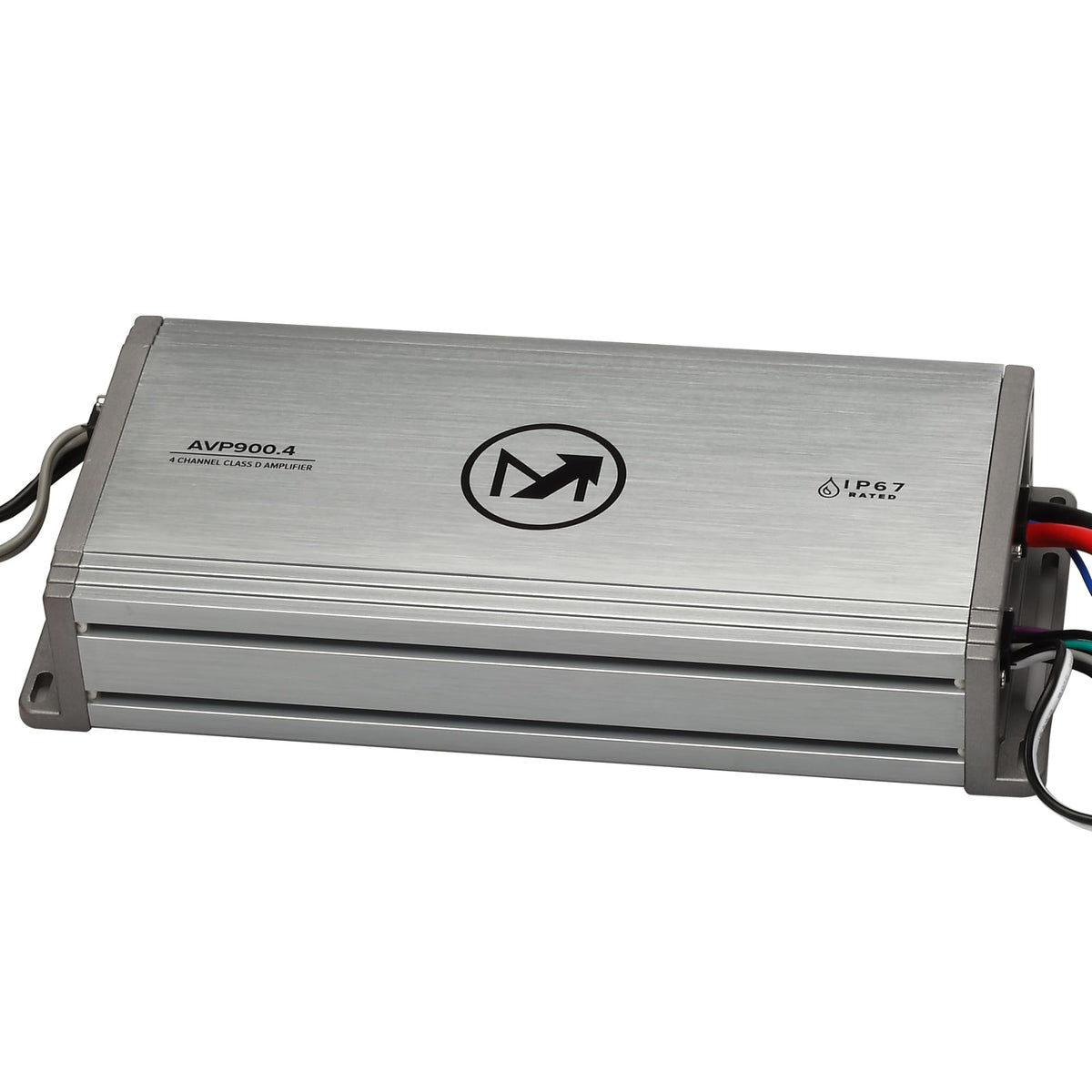 Magnadyne AquaVibe Pro AVP900.4 4-Channel Class D Marine Amplifier, IP67 Wet-Rated, 900W RMS, Boat, Motorcycle, RV, Off-Road Audio with Full Variable Crossover