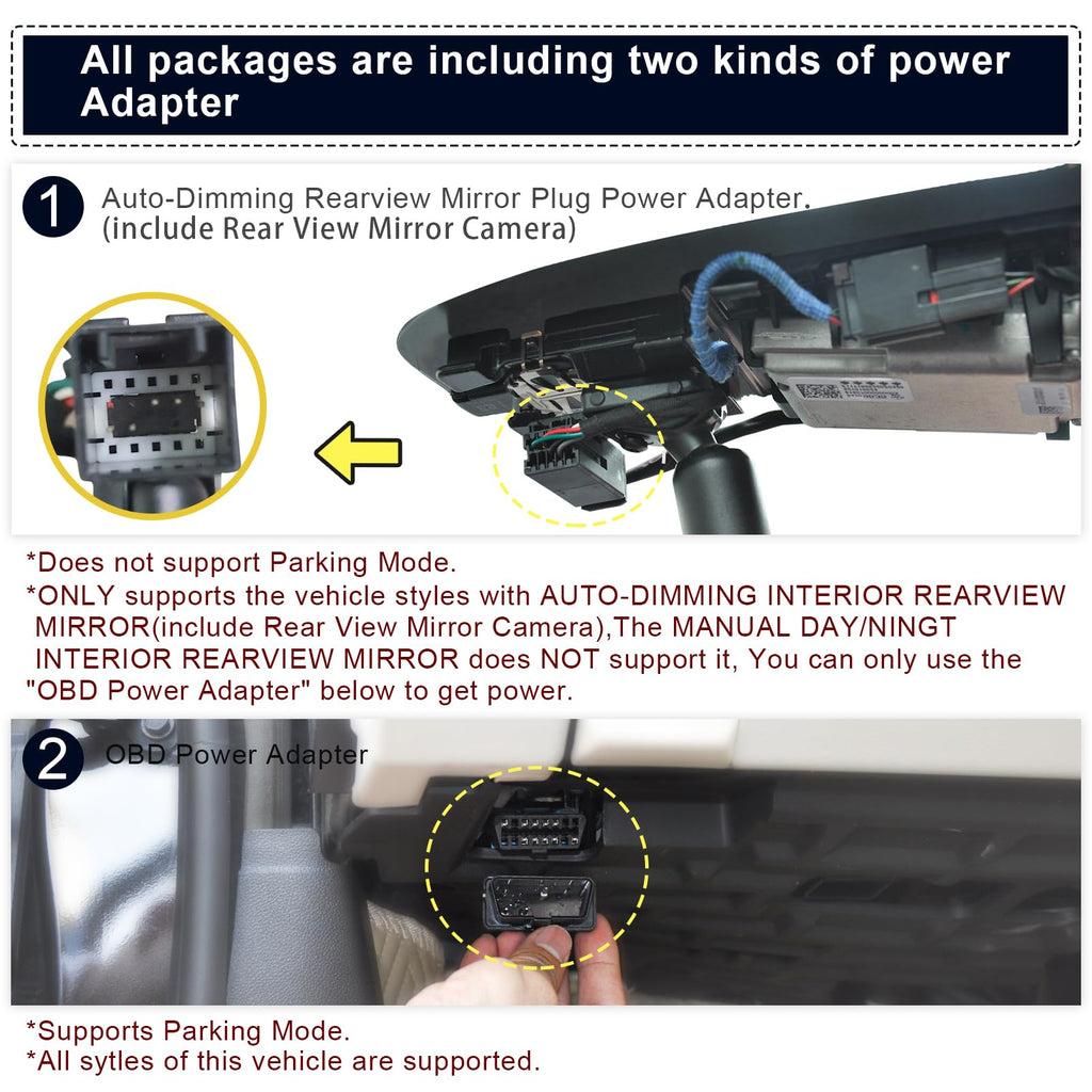 Mangoal 4K Dash Cam Custom for Chevy 5th Gen Blazer 2019-2026(Model A)