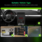Android 15 Car Stereo for Audi A4 B6 B7 2001-2008 9" in-Cell Touchscreen