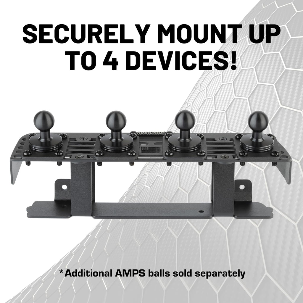 Bulletpoint RubiGrid Metal Dash Mount with 2 Phone Holders Bundle Compatible with 2023+ Chevrolet Colorado & GMC Canyon