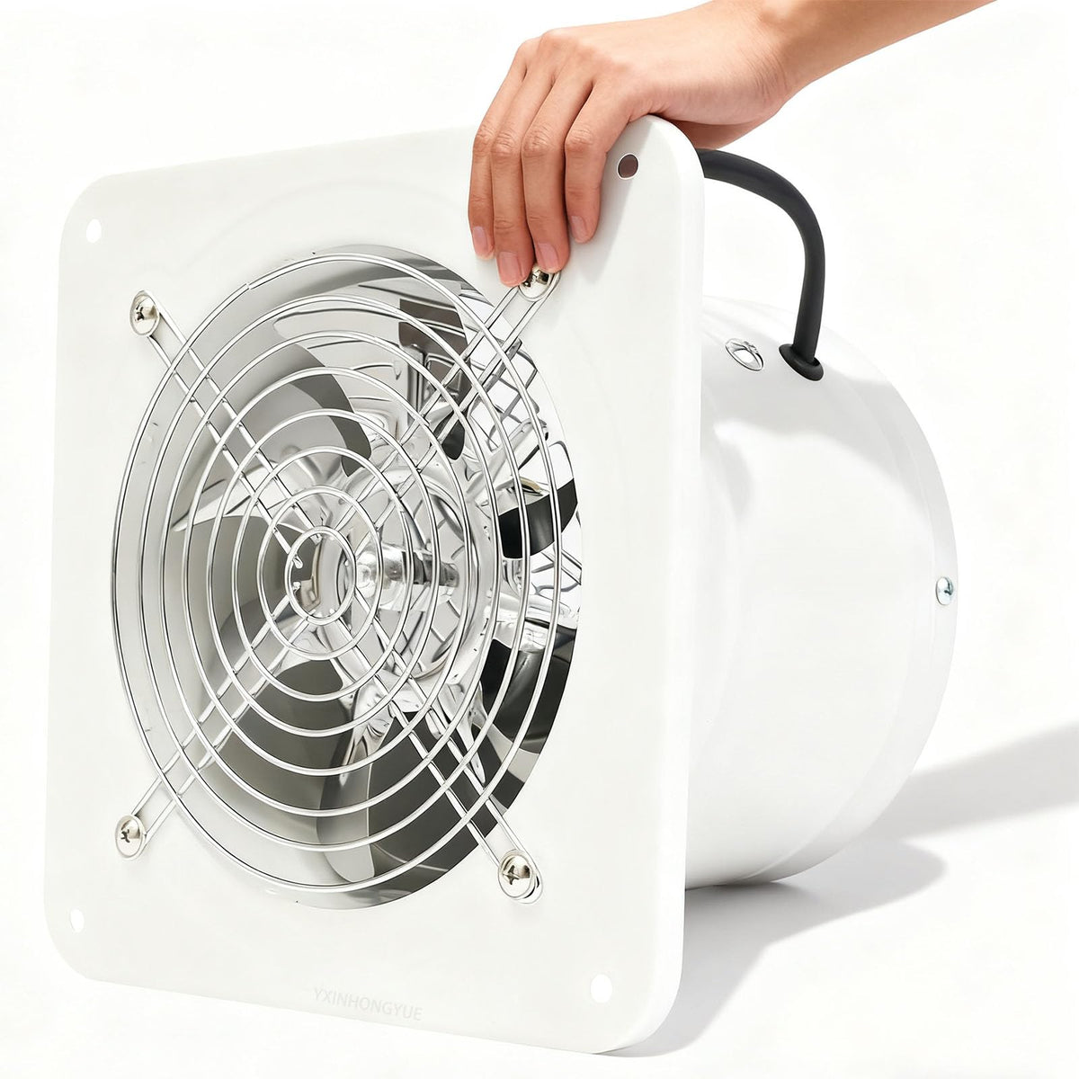 10 inch, High Speed Explosion Proof Industrial Axial Flow Blower 6/8/10 Inch Water Proof Basement Exhaust Fan Low Noise HVAC Ventilation Fan for Factory, Attic 120W