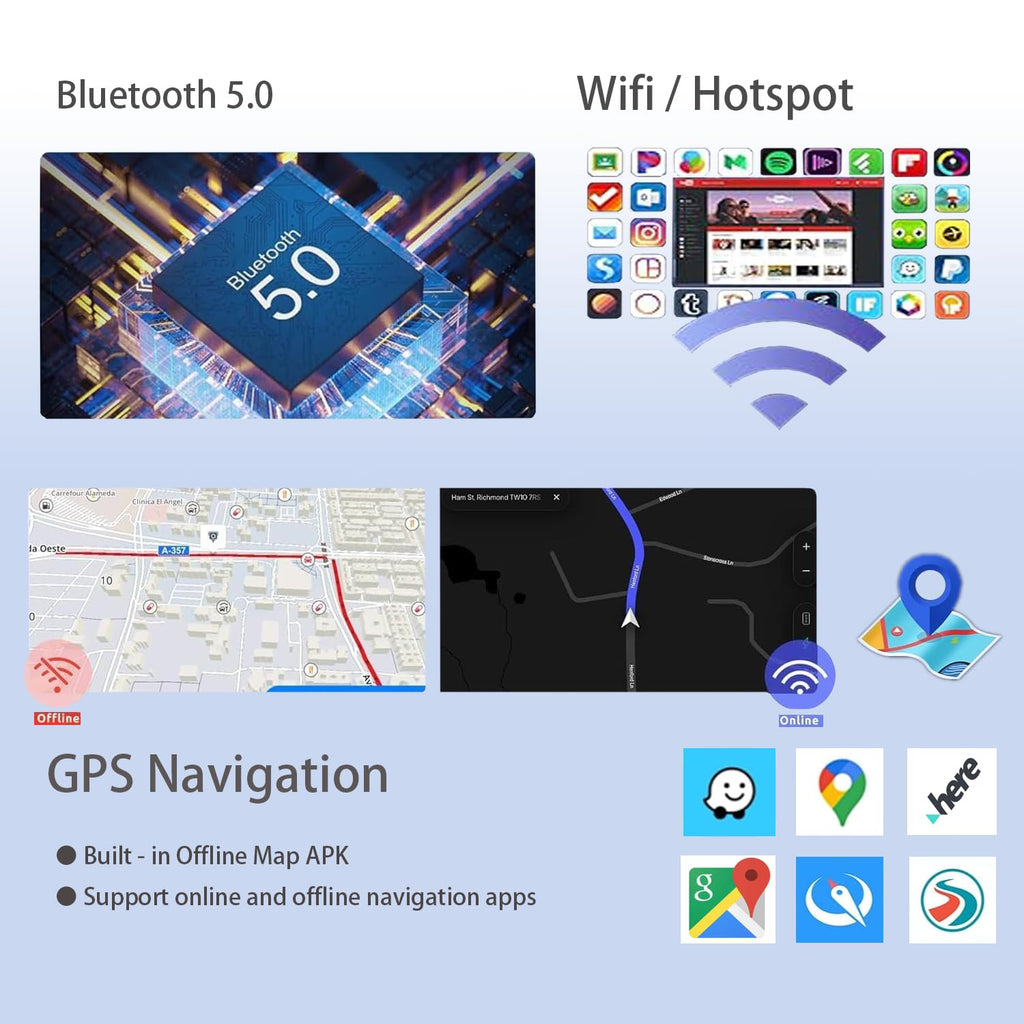 [4+64GB] Keconsing 9" Android 14 Autoradio for NV200 2013 2014 2015 2016 2017 2018 2019 Radio Stereo Carplay, Wireless Car Play GPS Auto Navi Screen Bluetooth Navigation Player