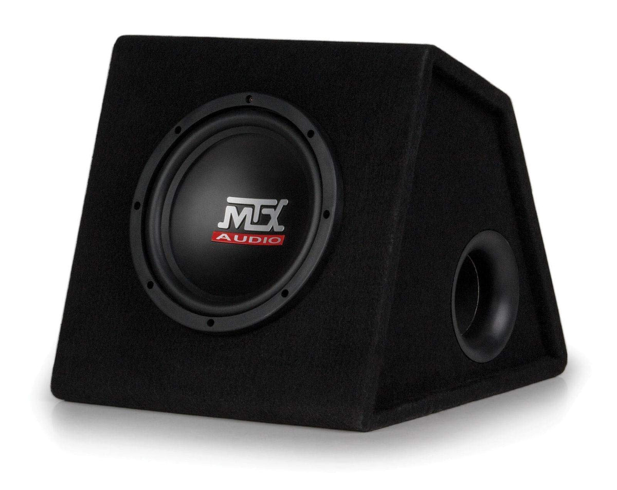 MTX Audio RTP8A 8" 120W Amplified Vented Loaded Car Subwoofer Enclosure