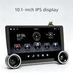 10.1in Double-Knob Touchscreen Android 13 Car Stereo Radio for Honda Civic 2016-2020 (2G+64G) with Wireless CarPlay, Android Auto, Mirror Link, Bluetooth, FM, GPS Navigation, WiFi, HiFi Function, SWC