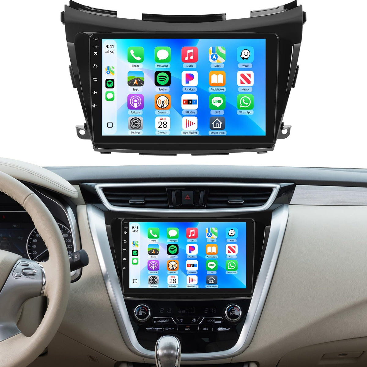 [4+64GB] Android 15 Car Radio Stereo for Nissan Murano(High-end) 2015-2019