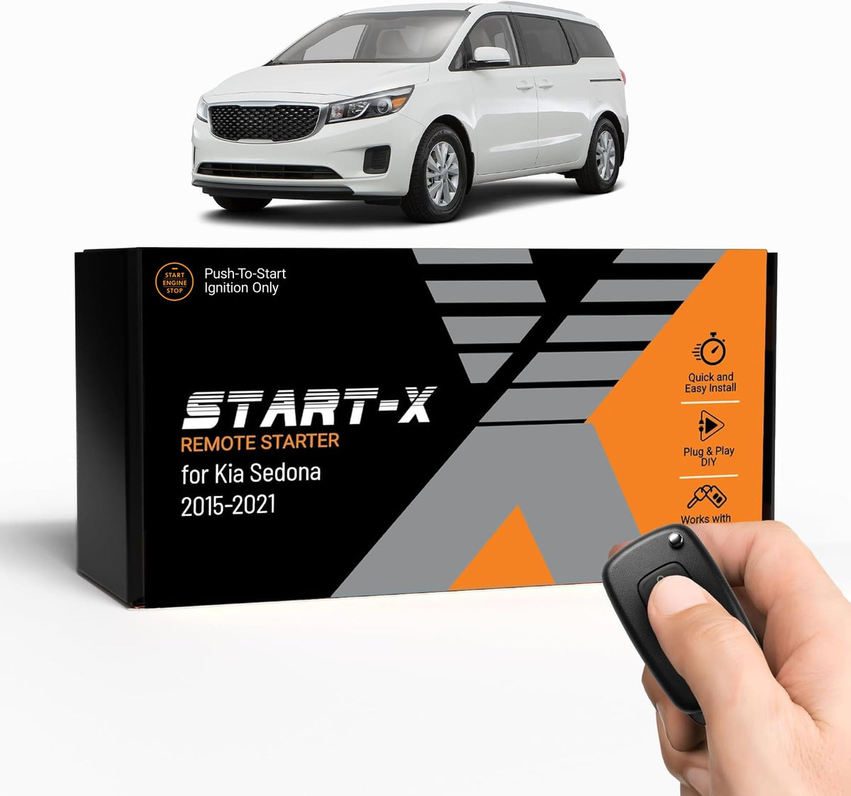 Start-X Car Remote Starter Kit for Kia Sedona (2015-2021)