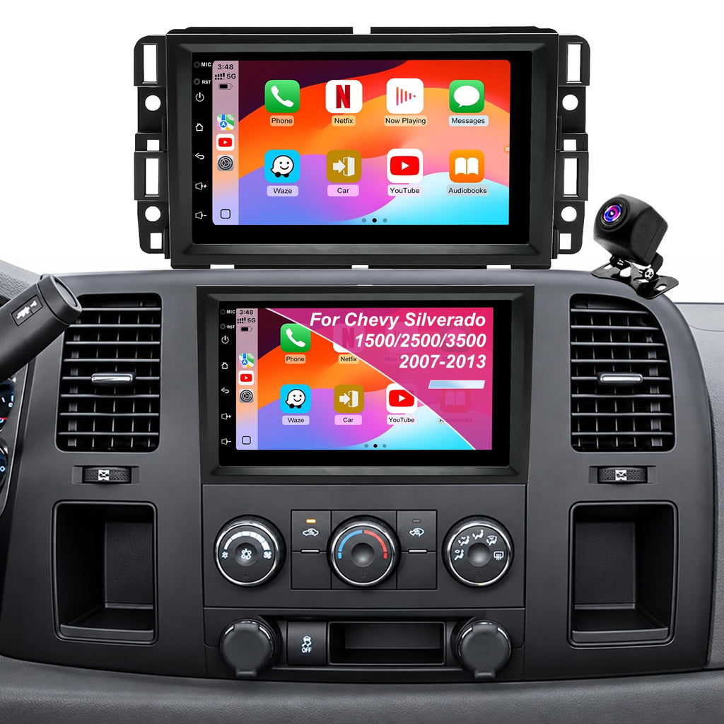 4+64G Car Radio for Chevrolet Chevy Silverado 2007-2013 GMC Sierra Yukon