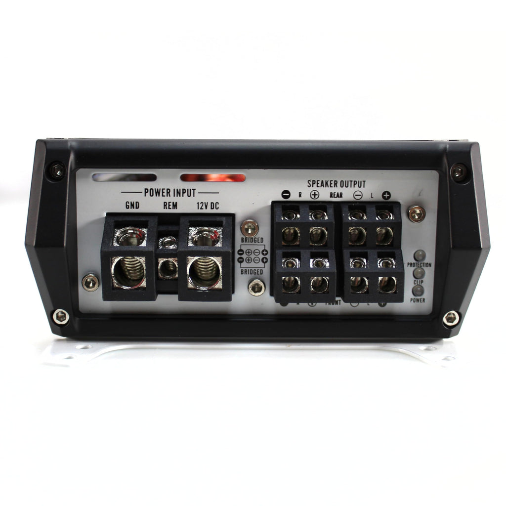 B2 Audio RIOT 1800W 2-Ohm Class D 4-Channel Amplifier w/RGB LED Illumination