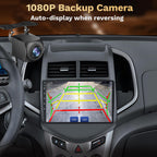 8Core 4+64GB Android 15 Radio for Chevy Sonic Aveo 2012-2016: 9 Inch 1280 * 800 IPS Touch Screen with Wireless Carplay Android Auto 5G WiFi Bluetooth 1080P Backup Camera GPS Navigation SWC FM/AM/DSP