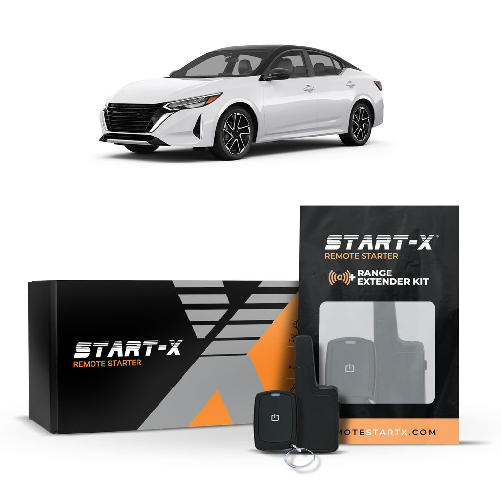 Start-X Remote Starter Kit + 2000ft 1 Way Range Extender for Nissan Sentra (2020, 2021, 2022, 2023, 2024) Vehicles with Push-to-Start Ignition