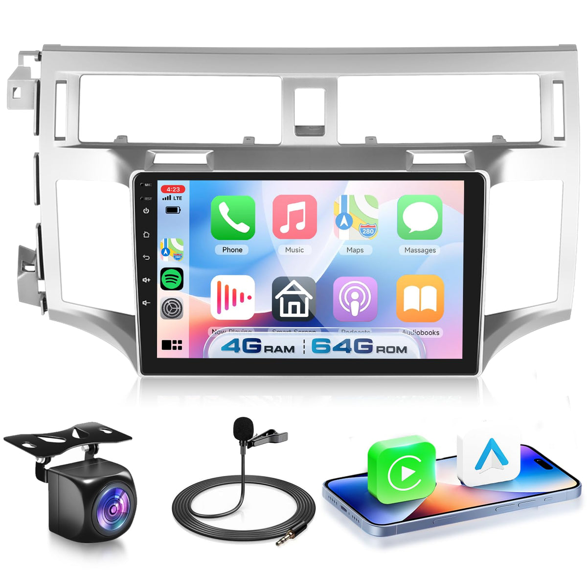 4G+64G Android 15 Car Radio for Toyota Avalon 2006-2010