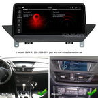 KOASON 10.25inch Screen Upgrade Car Stereo for BMW X1 E84 (2009-2015), Car Radio with Wireless CarPlay Android Auto GPS Navigation